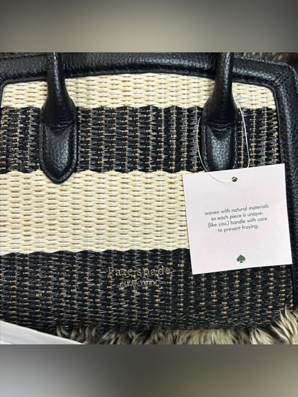 Kate Spade Woven Mini Crossbody Bag - Picture 6 of 9